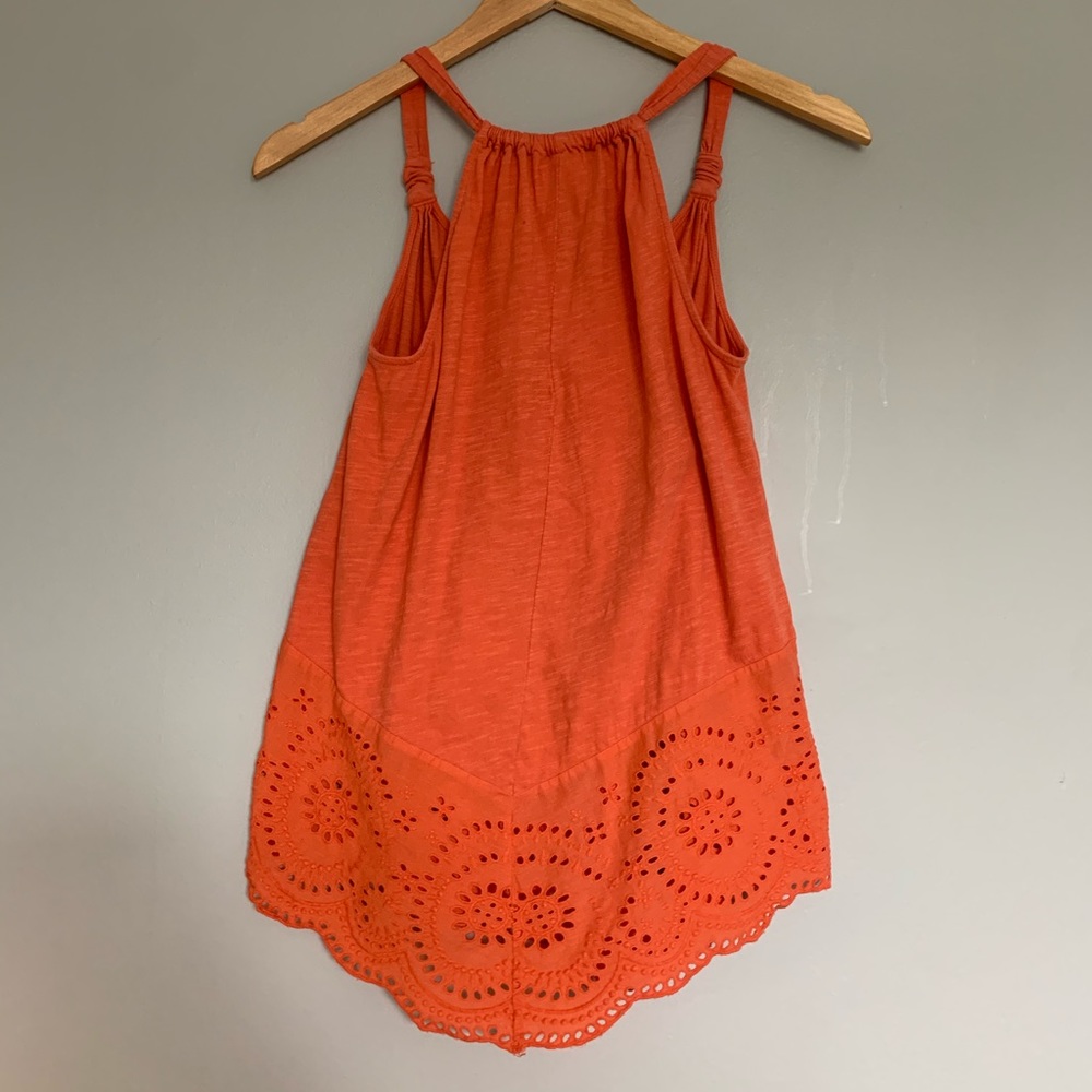 Meadow Rue Eyelet Tank Top XS - Picture 3 of 6
